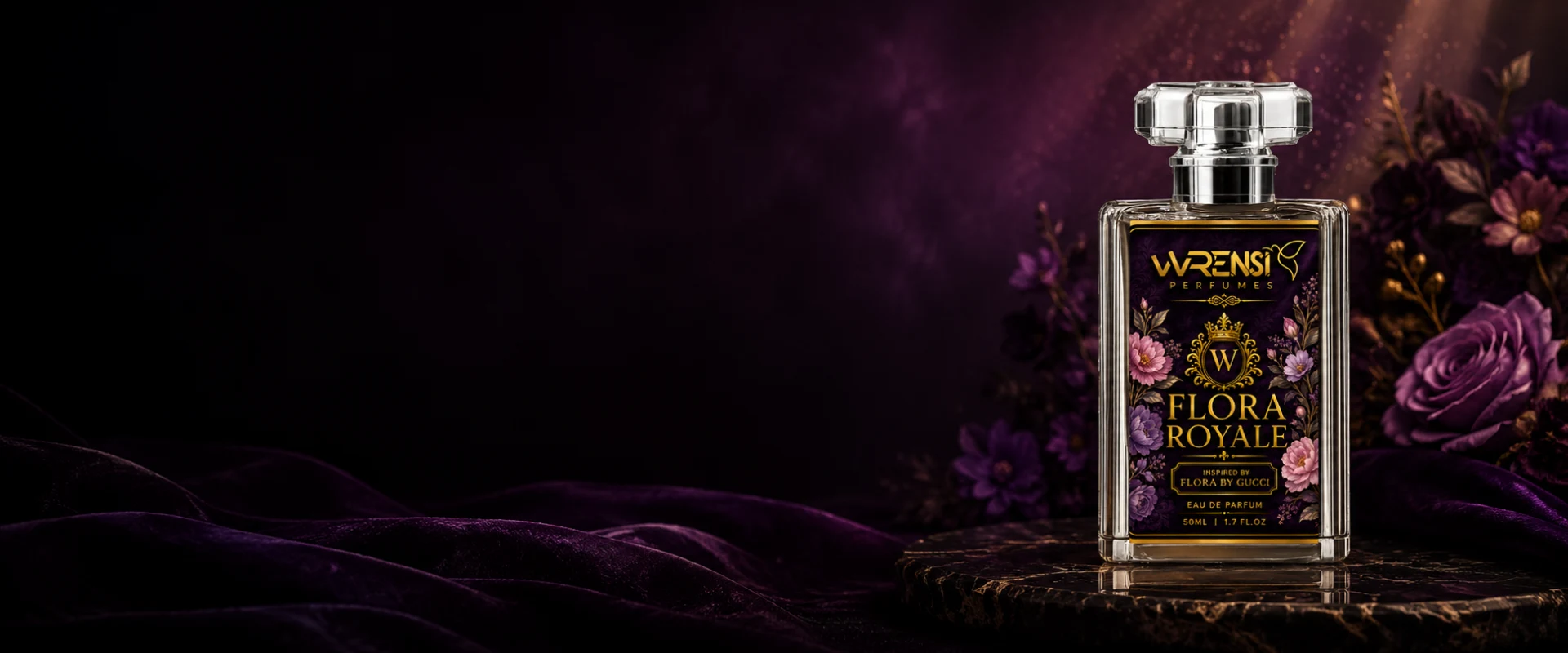 Flora Royale Wrensi perfume banner